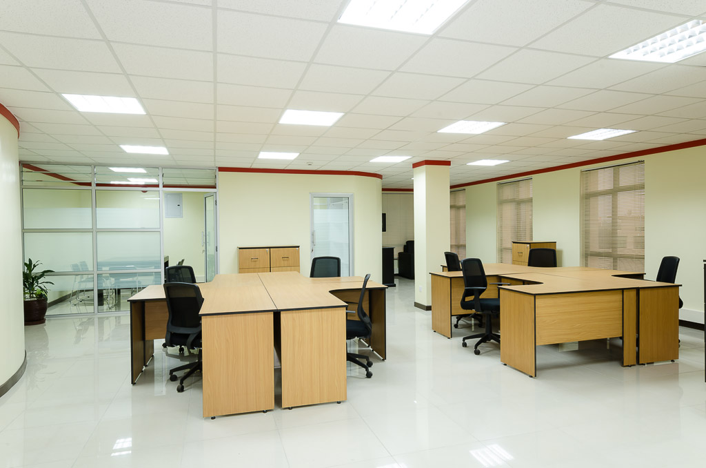 5. Open plan office view 1