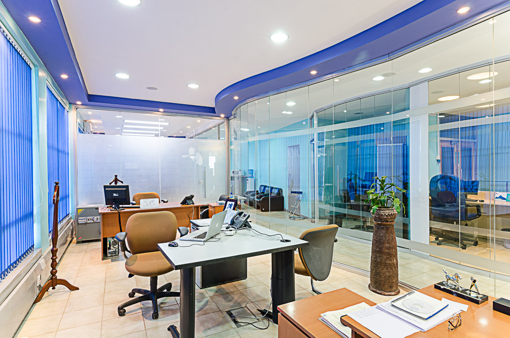 7. Open plan office