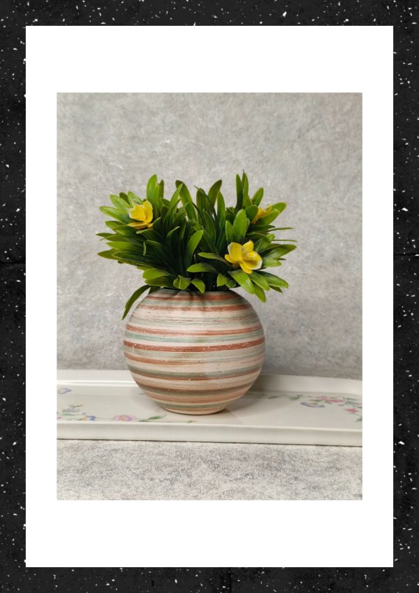 Striped vase