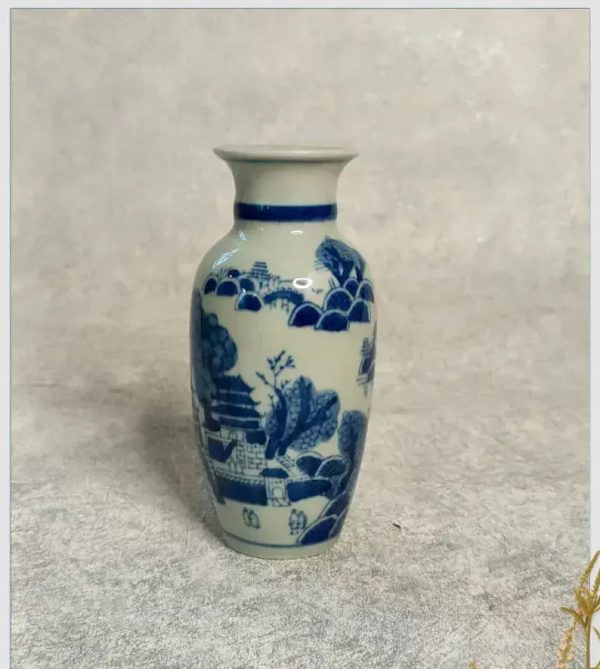 Chinese blue and white porcelain vase